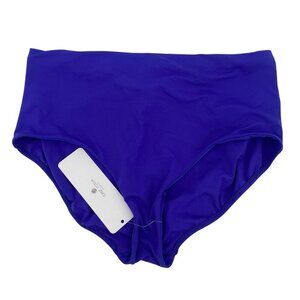 CRZ YOGA Women's Size Large Swimwear Bikini Bottoms Milky Way Purple